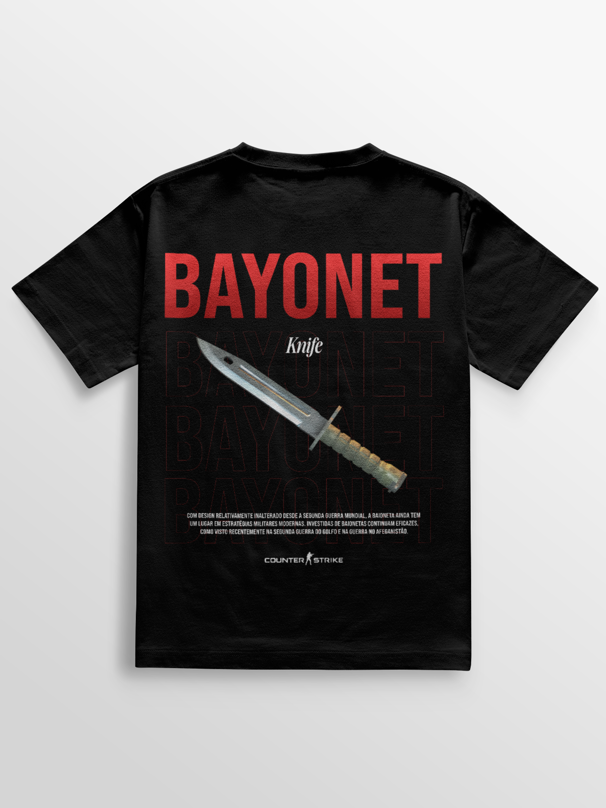 Camiseta Bayonet Counter Strike Single