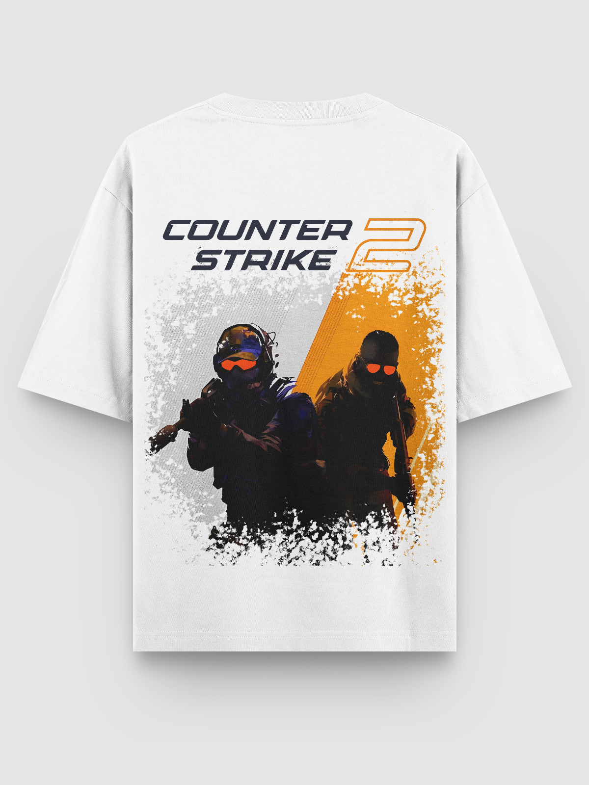Camiseta Oversized CT & TR Agents Counter Strike II With Background