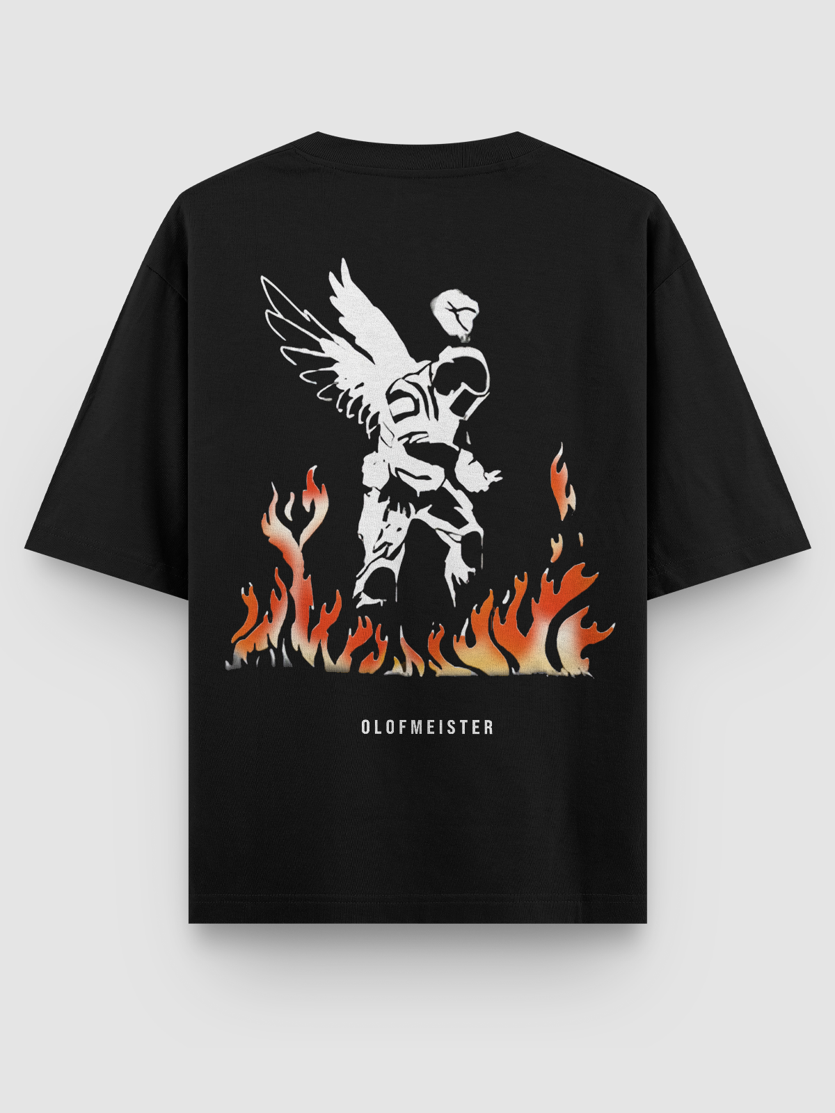 Camiseta gamer Olof On Fire inspirada no lendário “Olofdefuse” da ESL One Cologne 2014, em algodão penteado 100%, com estampa DTF de alta definição e acabamento reforçado, ideal para colecionadores e fãs de CS.