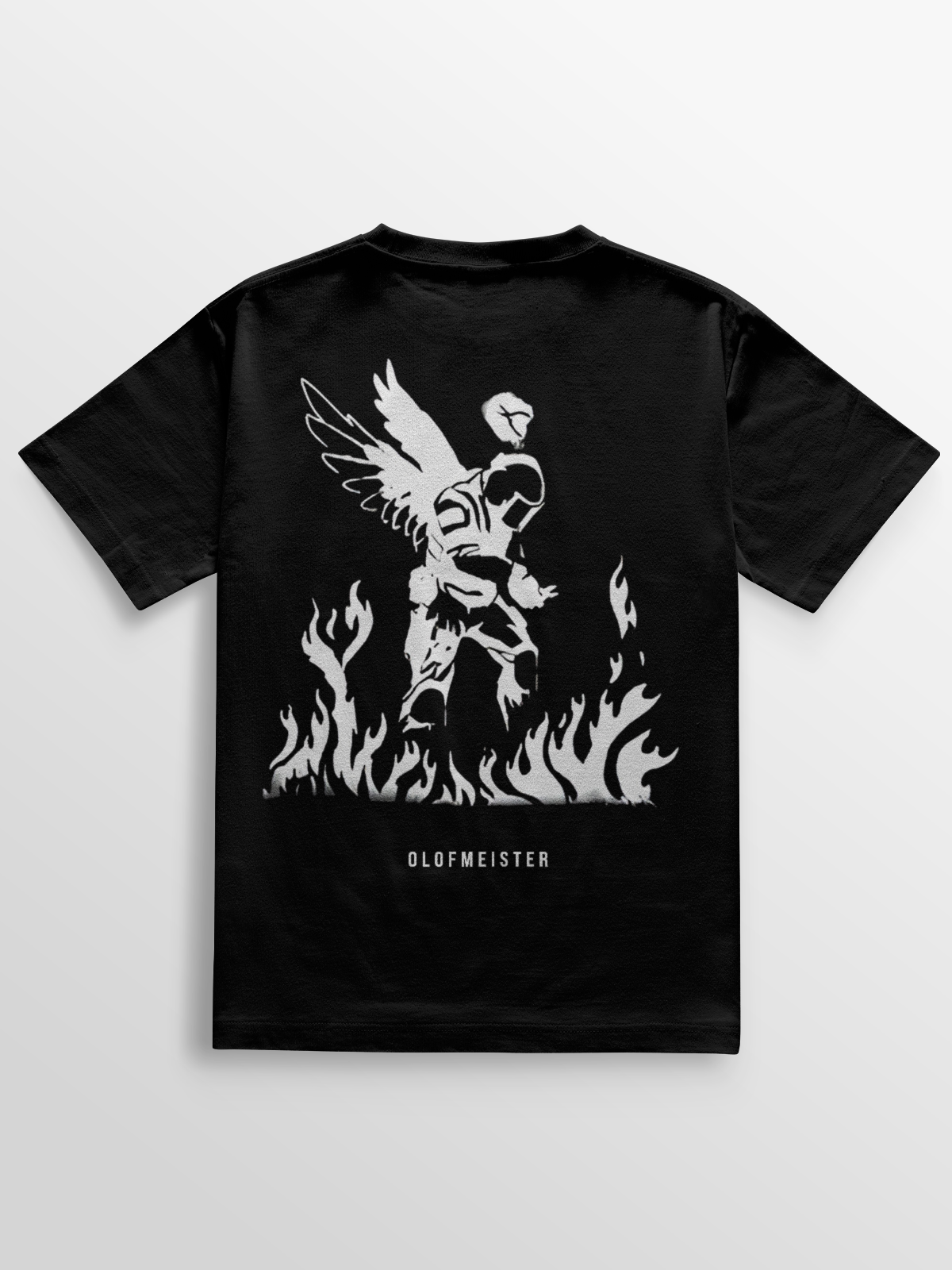 Camiseta gamer Olof On Fire inspirada no lendário “Olofdefuse” da ESL One Cologne 2014, em algodão penteado 100%, com estampa DTF de alta definição e acabamento reforçado, ideal para colecionadores e fãs de CS.